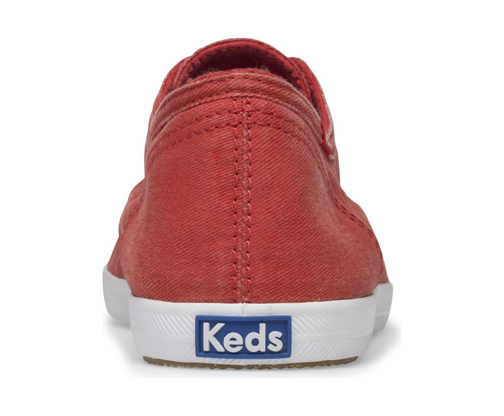 Womens Keds Slip Ons - Chillax Seasonal - Red - 7360-QRPOW